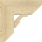 Ekena Millwork Balboa Slat Rough Sawn Bracket w/ Offset Brace, Douglas Fir, 8"W x 18"D x 18"H BKT0806X18X18BOA06RDF - alternate 2